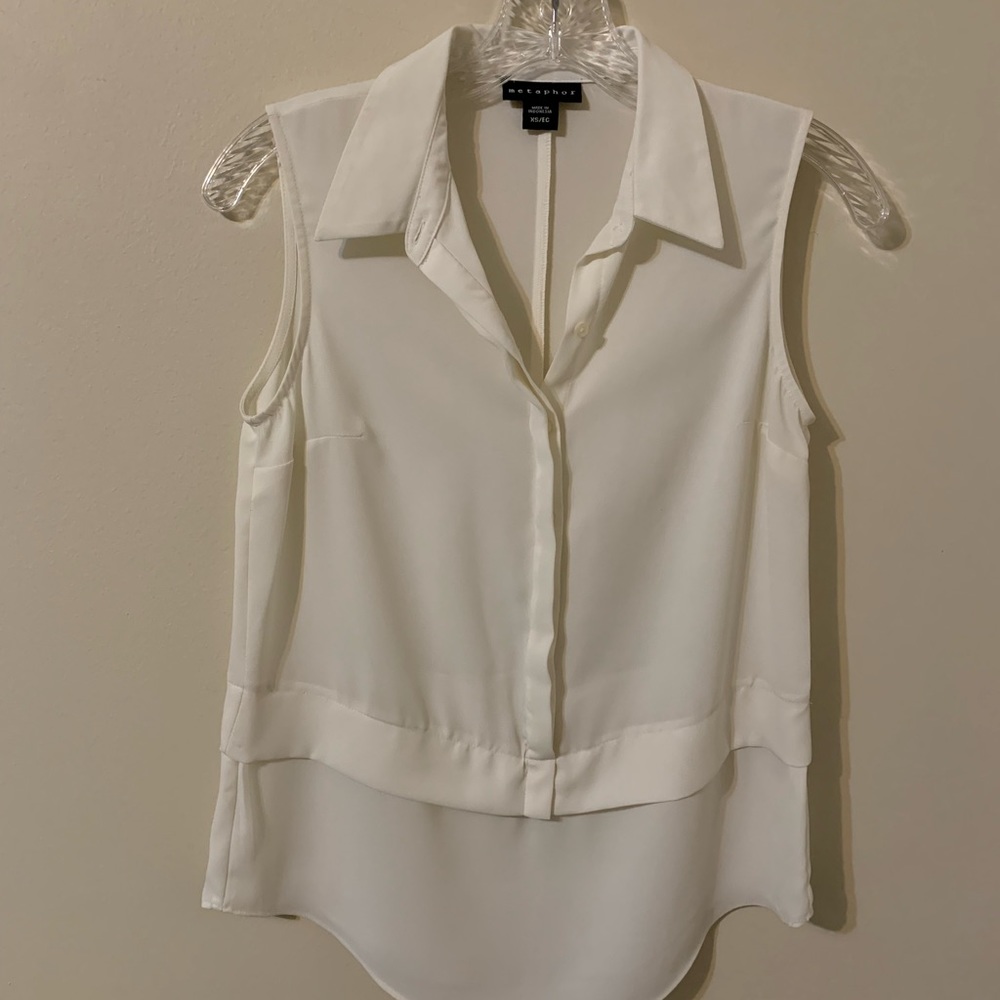 METAPHOR Sleeveless Lightweight Top size XS